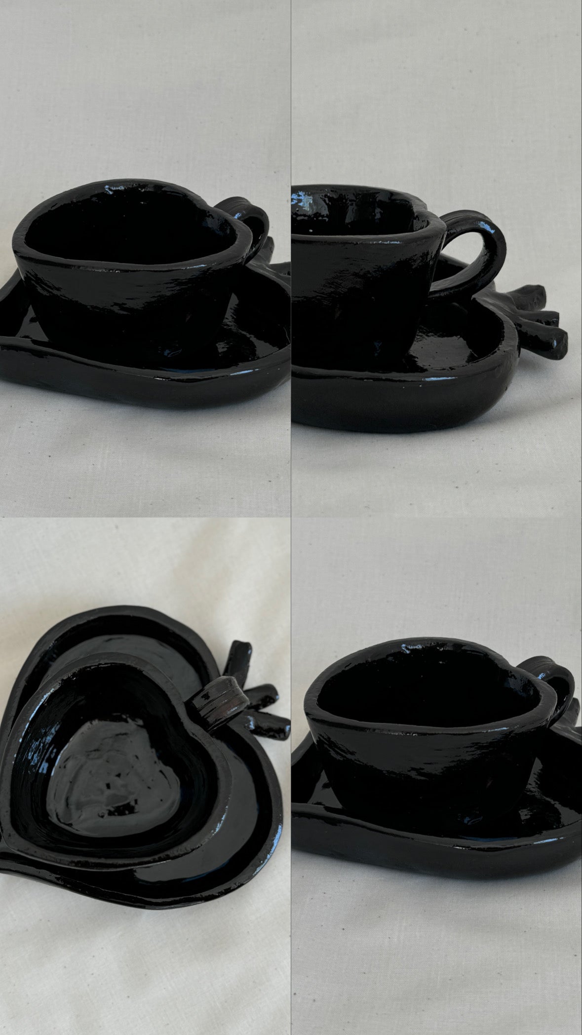 Heart shape Cup & plate
