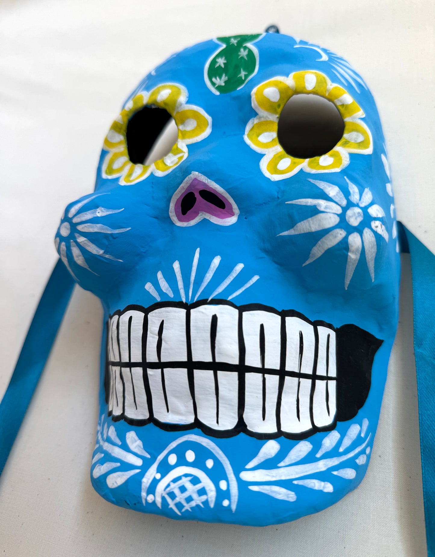 Paper-maché mask, traditional décor.
