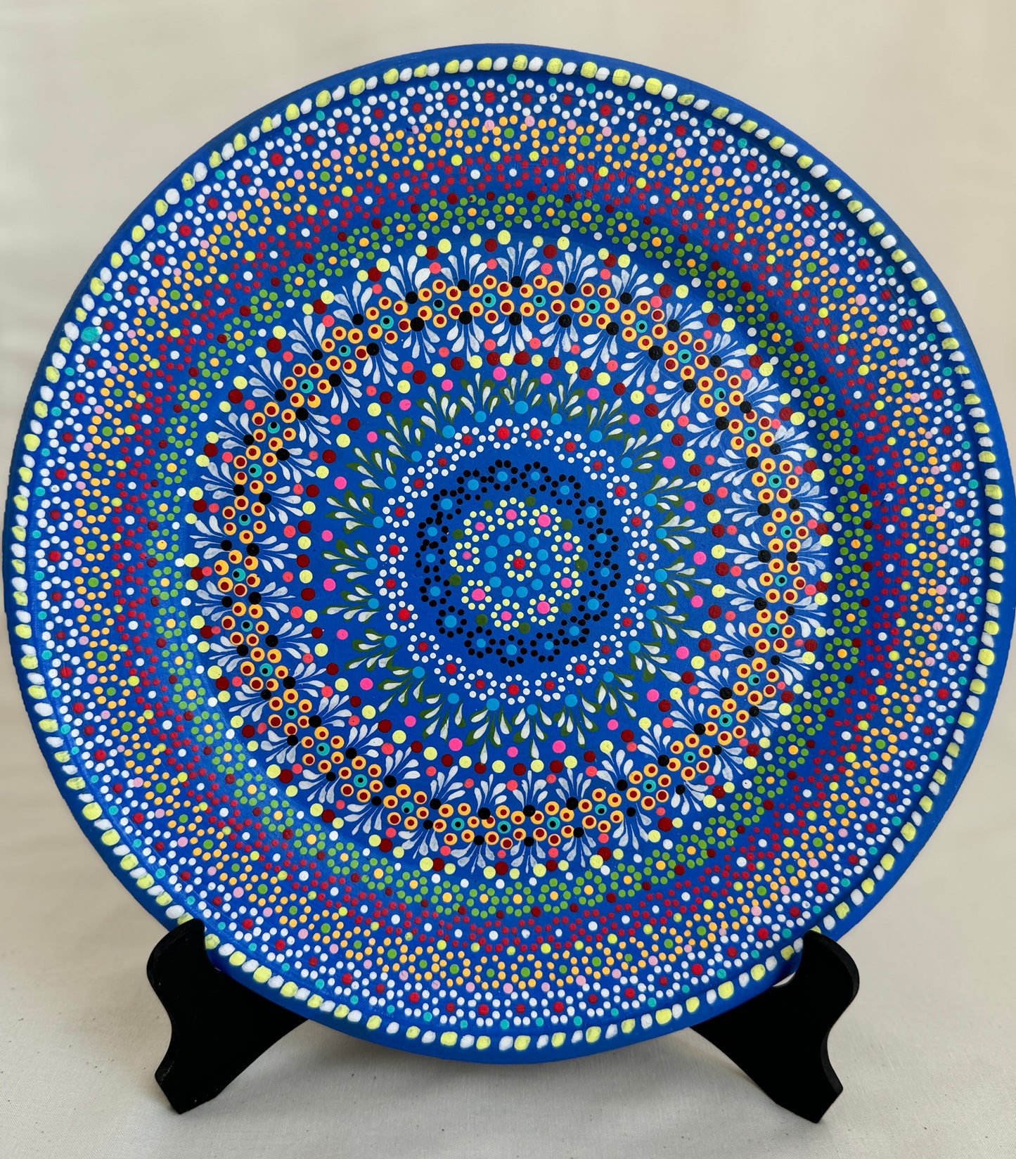 Decor Capulineado Plate - Blue