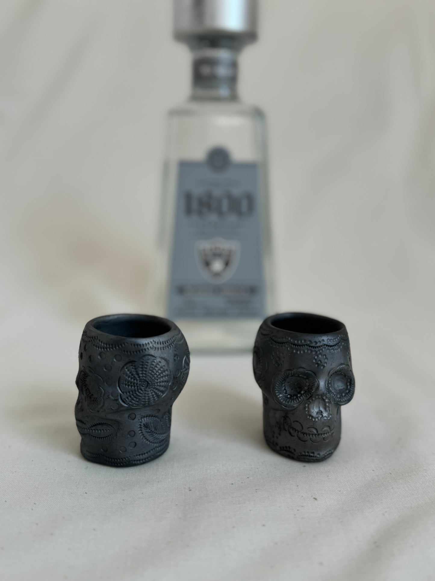 Shot skull Barro negro