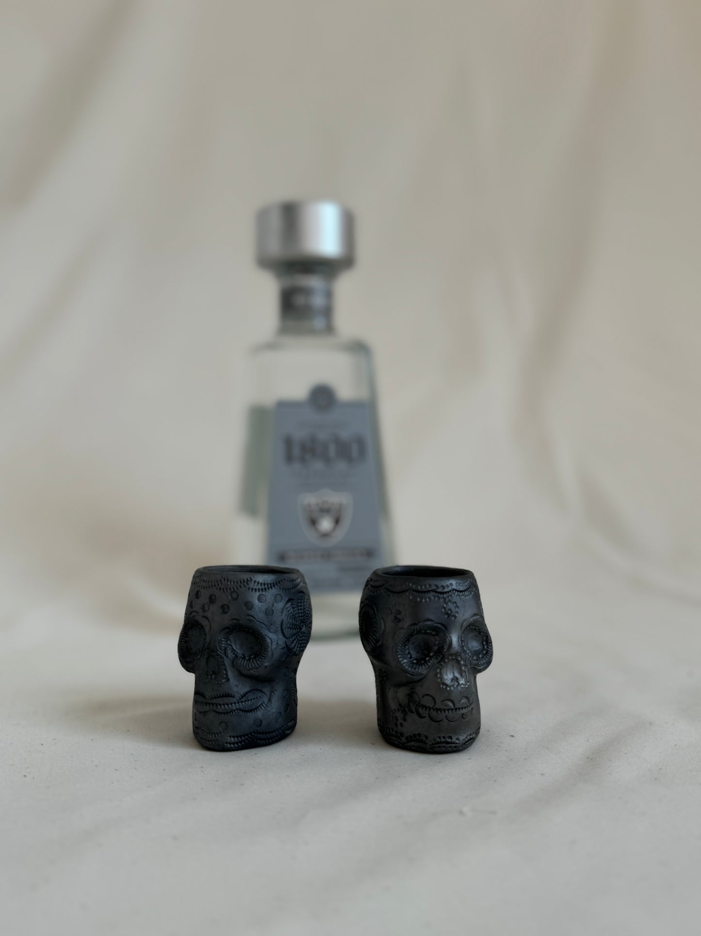 Shot skull Barro negro