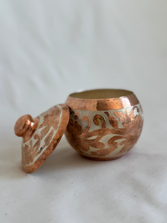 Copper jewelry box
