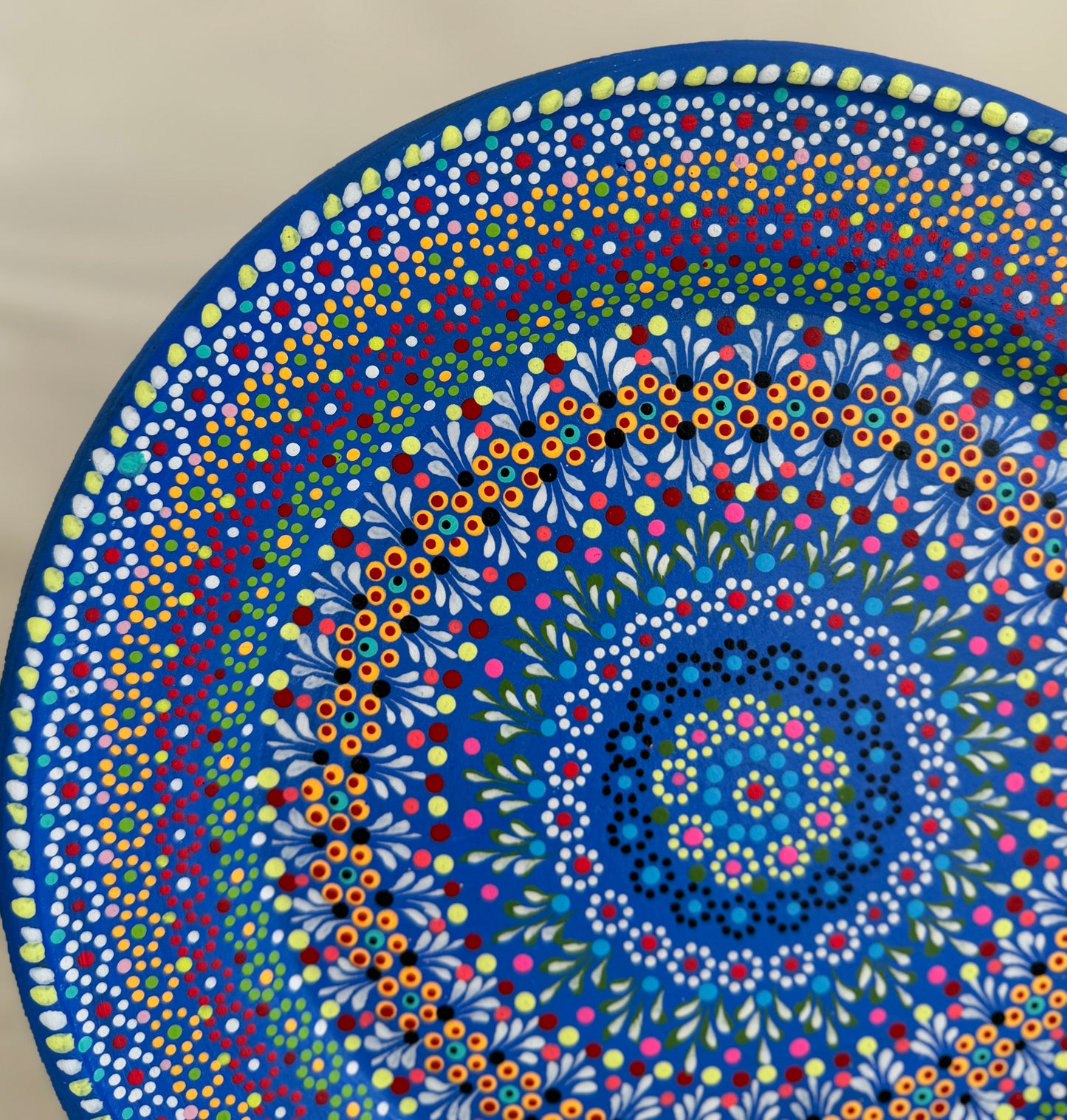 Decor Capulineado Plate - Blue