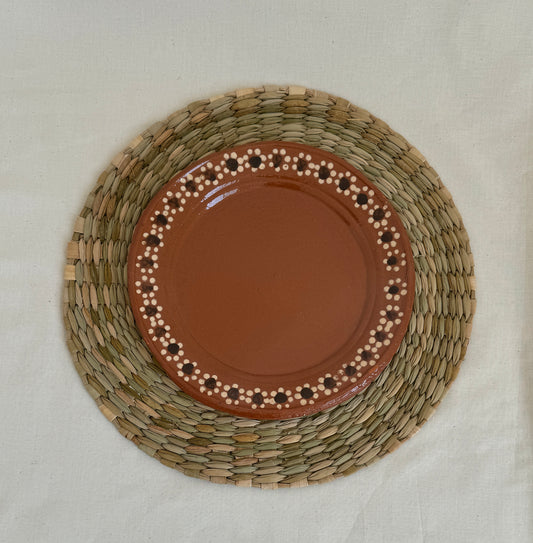 BROWN Plates capulineado (Set of 4)