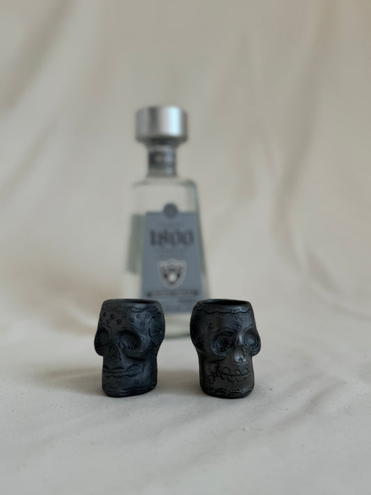 Shot skull Barro negro