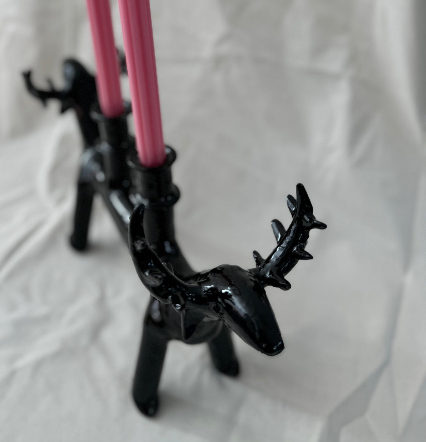 Deer Two Candle Holder
